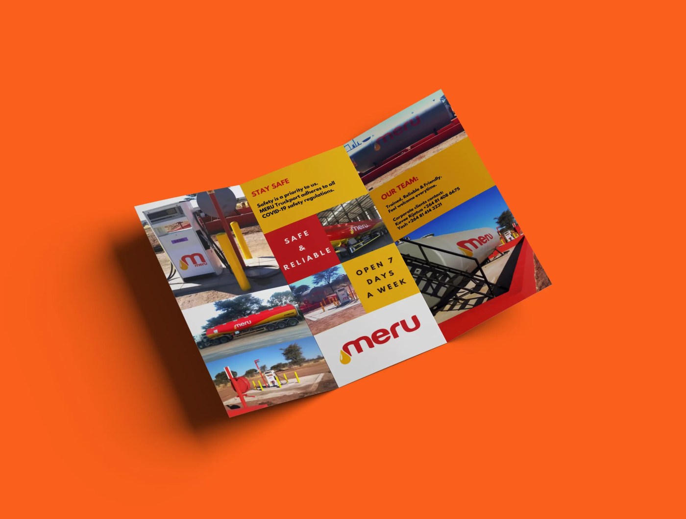 Meru Truckport brochure cover.